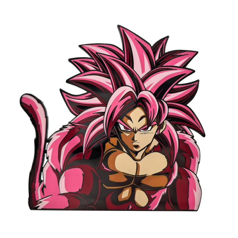 Dragon Ball GT Anime Super Saiyan 4 Goku Kakarot insigne en métal. Accessoires de sac à dos, épingles à vêtements et ornements décoration de sac à dos