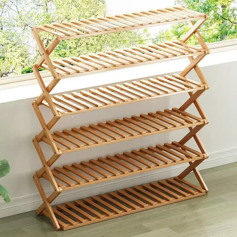 

Folding Multi-Layer Shoe Rack Simple Filing Economic Racks Dormitory Space Saving Storage Scarpiere Furniture