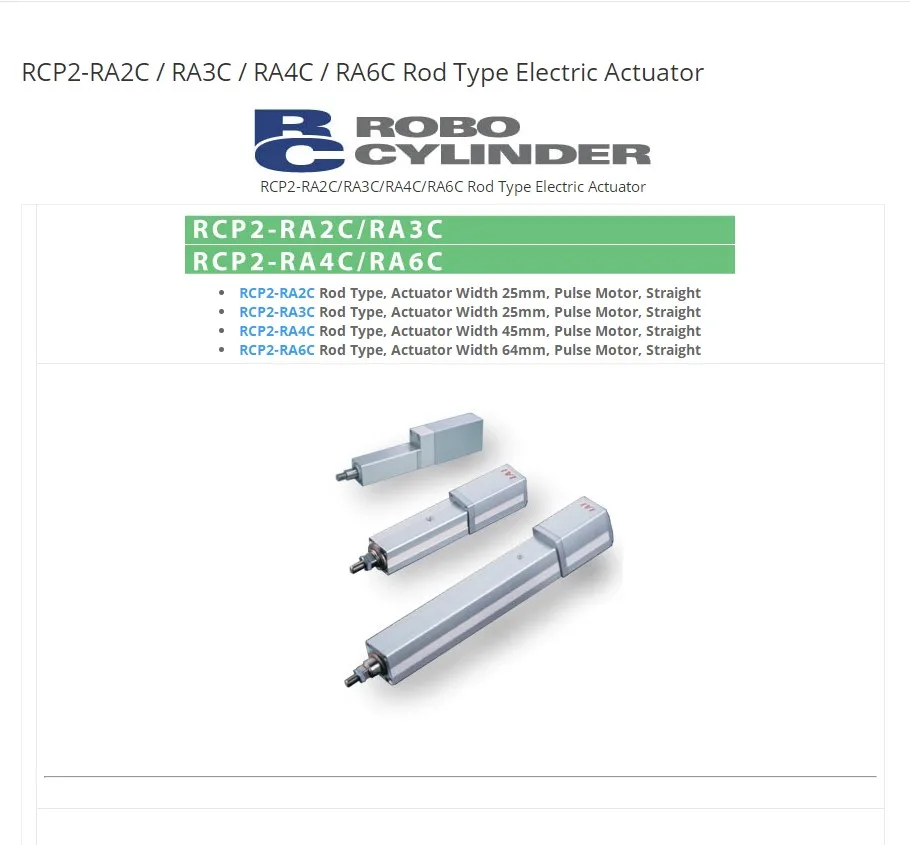 Silinder Listrik IAI dari RCP2-RA6C
