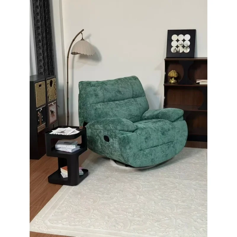 First-class single electric sofa cabin, space lazy sofa, living room, bedroom, enlarged casual reclining and sleeping rocking