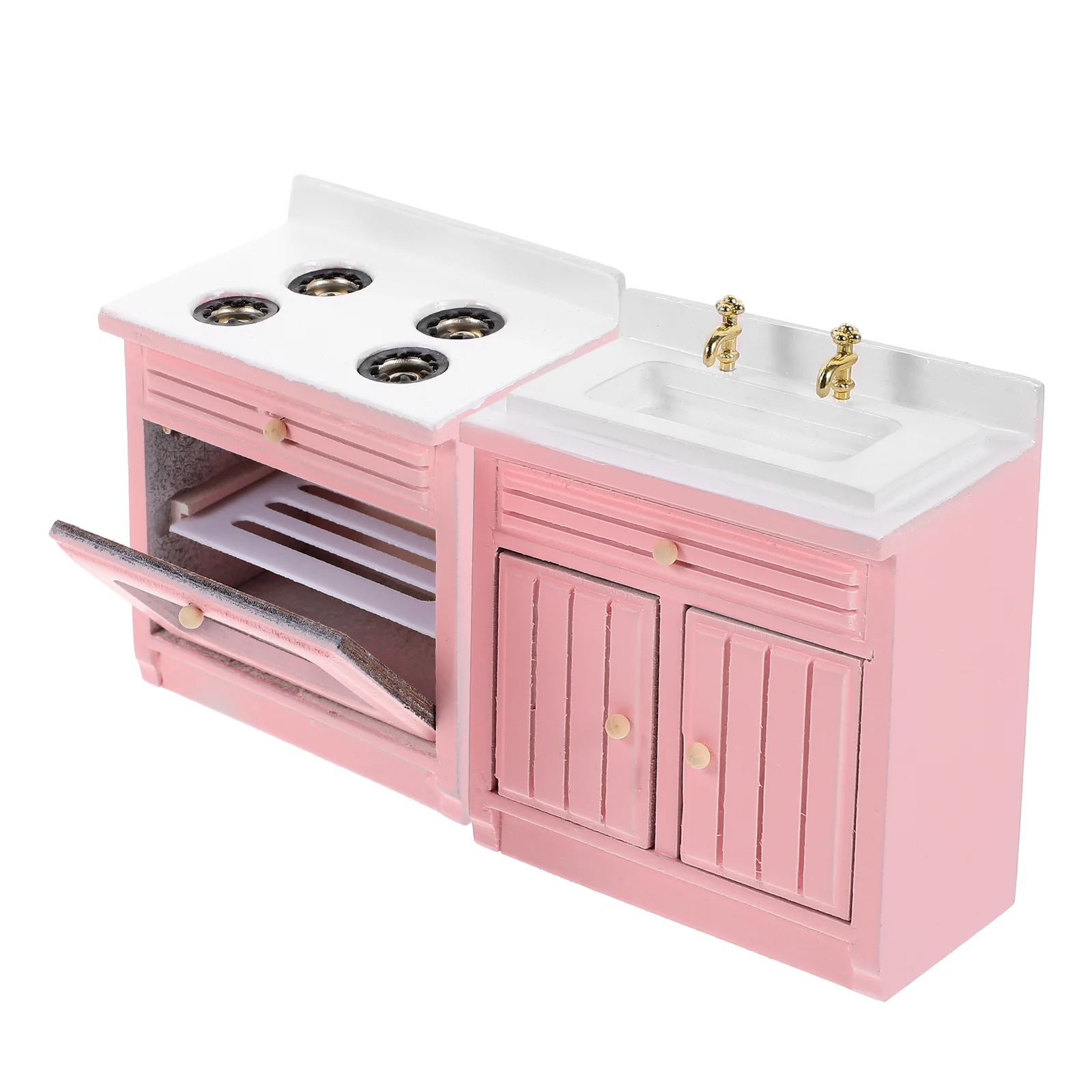 อุปกรณ์ครัวขนาดเล็ก Miniature อ่างล้างหน้า House Sink เฟอร์นิเจอร์ชุด Supply เครื่องประดับ