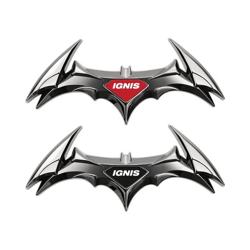 For Suzuki IGNIS Car body metal decoration stickers, bat model modification badges