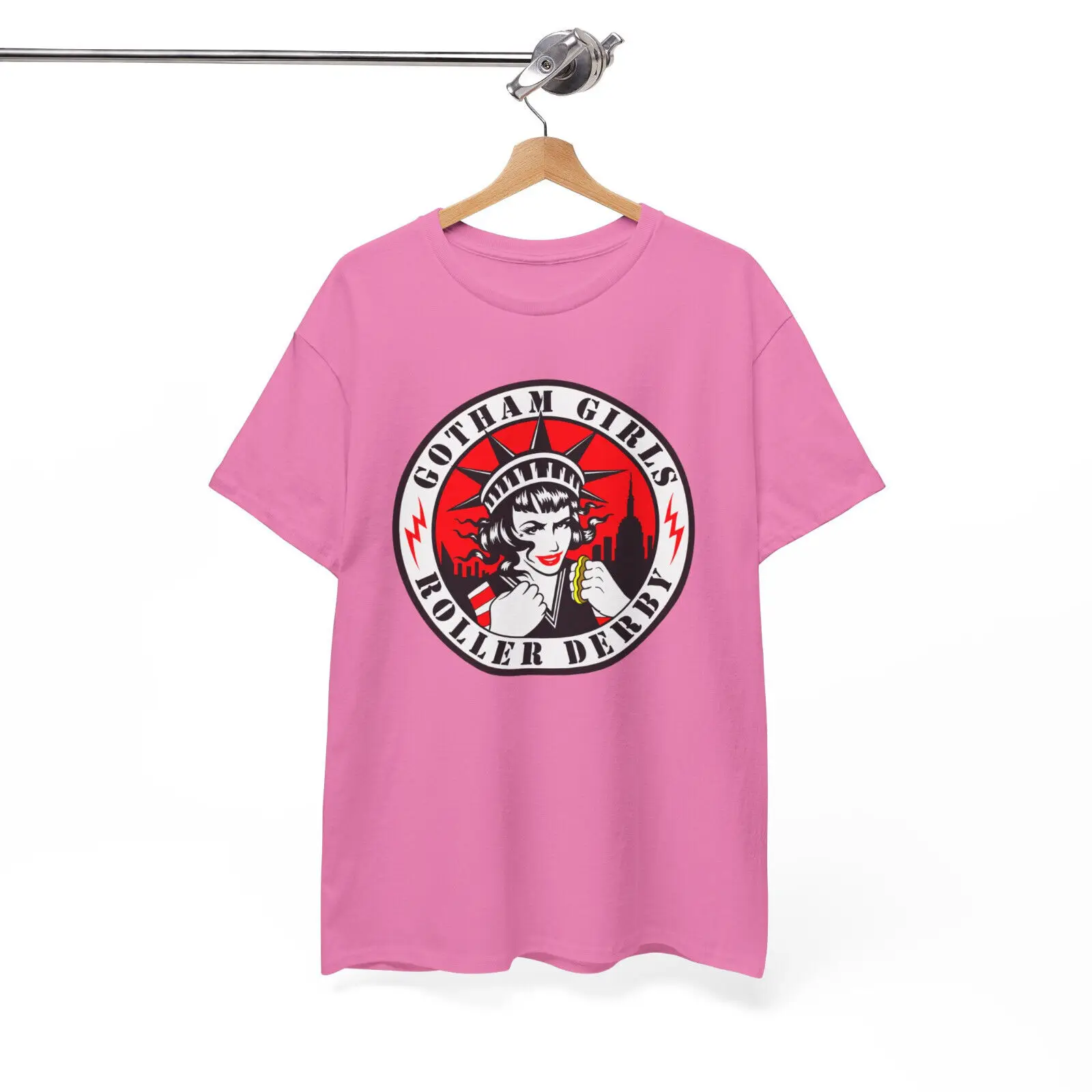 gotham girl roller derby T-shirt heavy cotton Size S