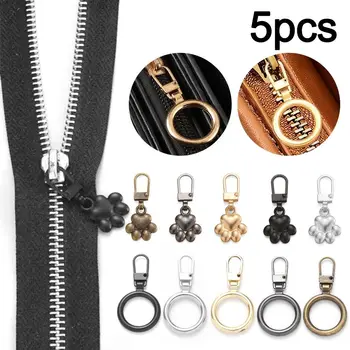 Yedek Metal Zip ayrılabilir fermuar kaydırıcılar kafa değiştirme Tab fermuar sırt çantaları çantalar onarım DIY dikiş
