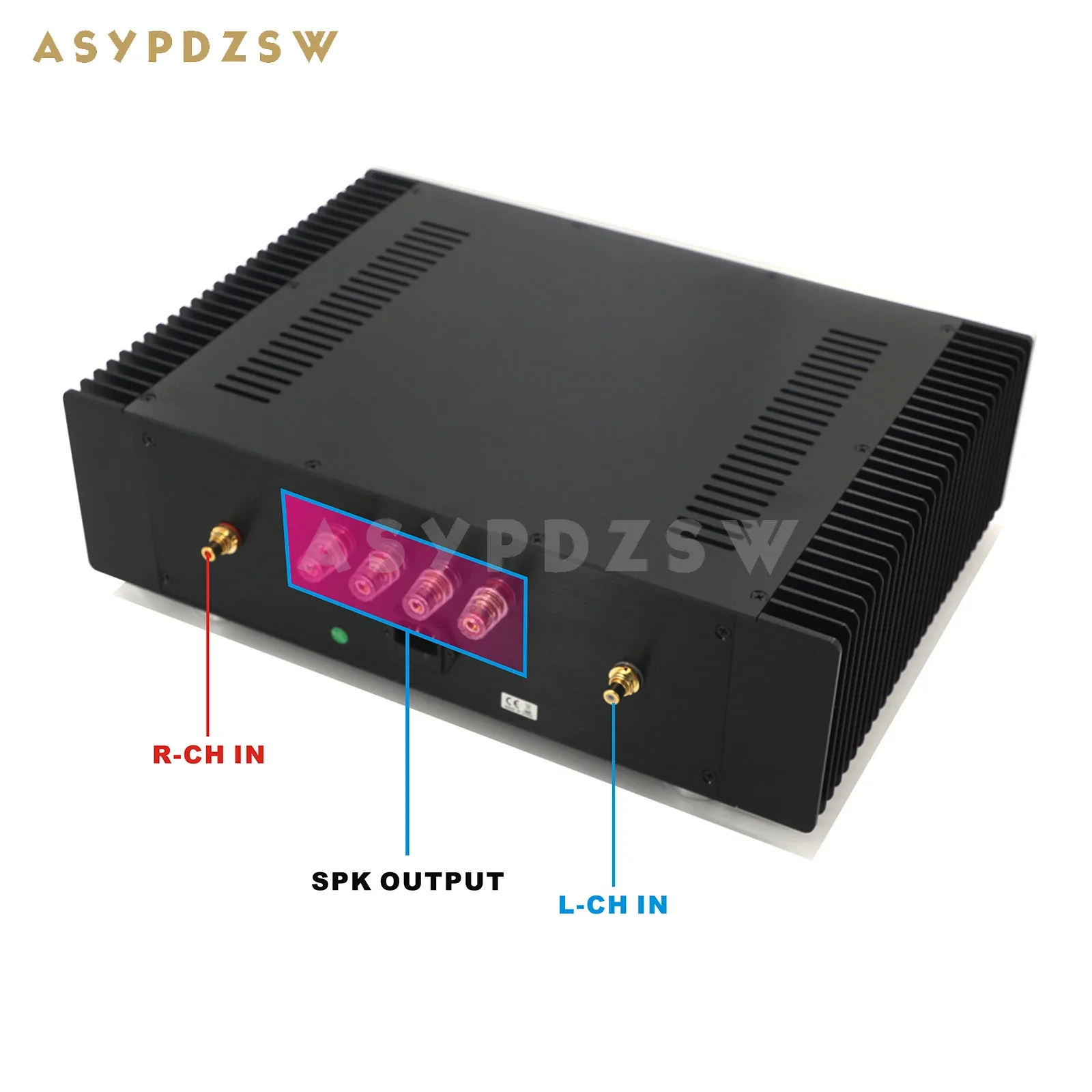 N108 Stereo-Klasse AB, geringe Verzerrung, minimalistischer, reiner Breitband-Leistungsverstärker, Basis auf Dartzeel NHB-108 100 W x 2