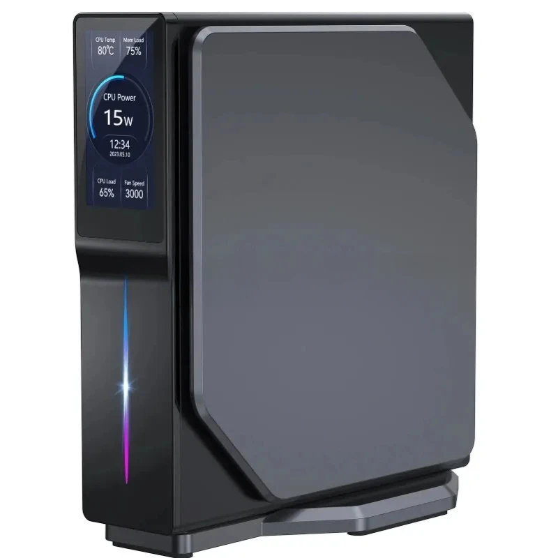 

Brand New12GenerationAlderLake-N100Mini Hostwin11Double Mesh PortDDR4Office HomePC