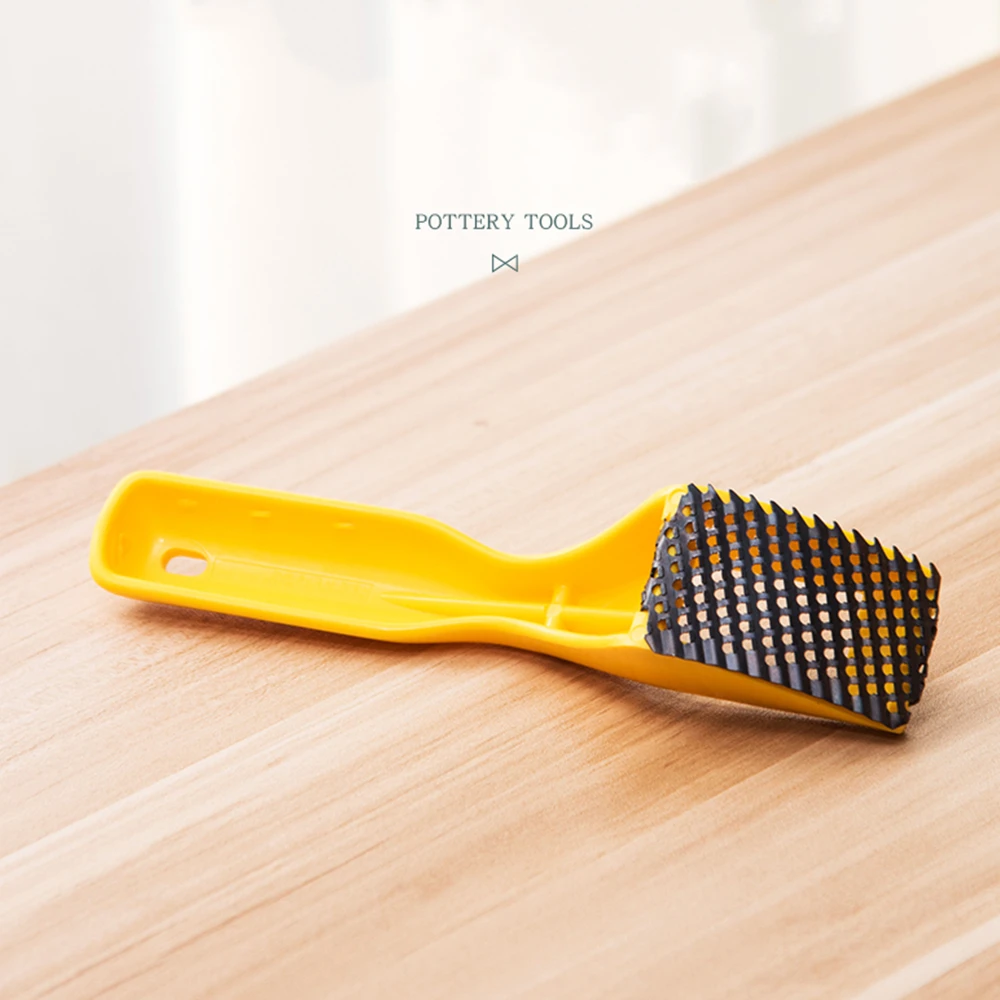 Pottery Rasp Polymer Clay Tool Pottery Planer Rough Surface Clay Dressing Tool Pottery Mud Thickening Tool Clay Cutter