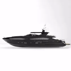 RC Sunseeker Predator 130 Luksusowy model jachtu Realistyczny statek Wykończone ozdoby dekoracyjne Super model symulacyjny statku wycieczkowego