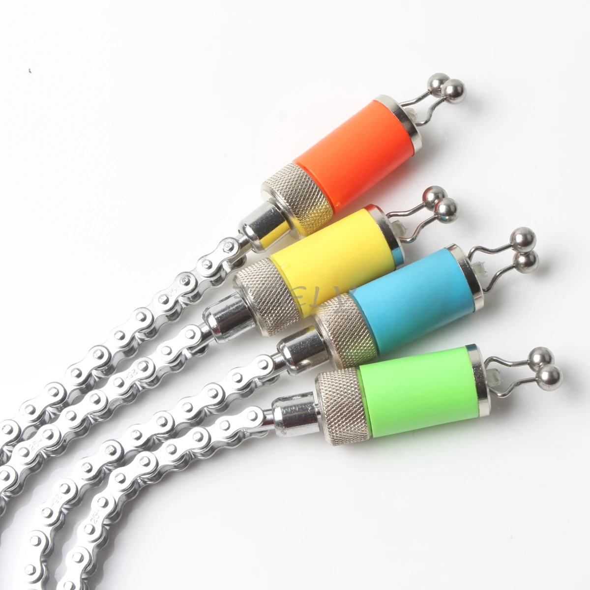 Fishing Swinger Steel Chain Stainless Steel Aluminum Set Swinger Carp Fishing Indicator 4 Colors for bite alarm