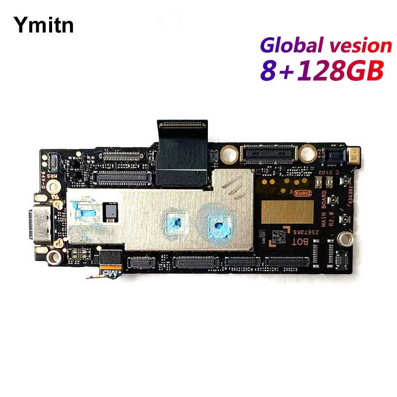 

100% Ｗork Well Unlocked Mobile Electronic Panel For ASUS ROG PHONE 5S Rog5S Mainboard Motherboard Circuits Global Rom