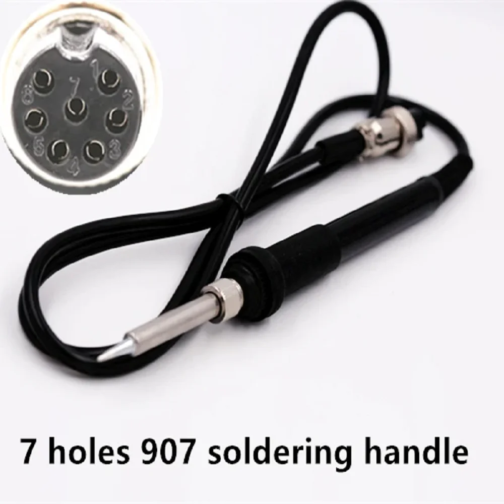 SZBFT 7holes AT8586 AT936b handle welding handle ESD  Atten 907 Soldering Iron Handle Handset Soldering Station handle