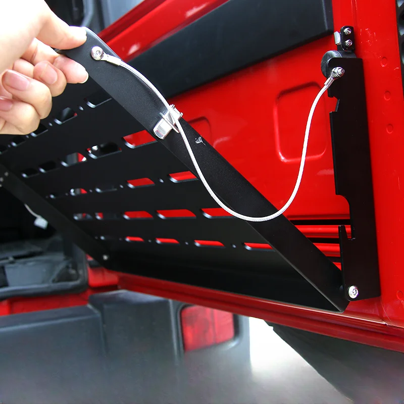 

Be Applicable To Car Tailgate Table Rear Door Foldable Shelf Foldable Shelf Storage Rack for Jeep Wrangler JK 07-18 Year
