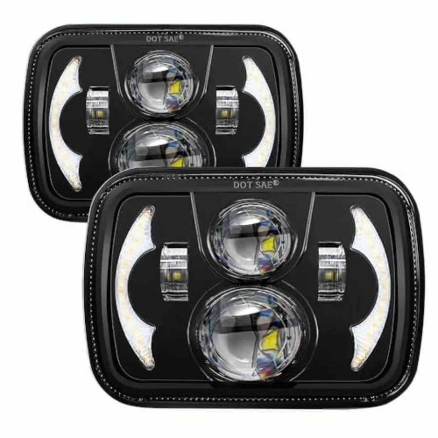 

Светодиодные фары H6054 5x7 7x6 для Kenworth T300, Chevy Express S10, Blazer Van, Jeep Cherokee XJ, Wrangler YJ, Ford E150, E250, E350, Ec