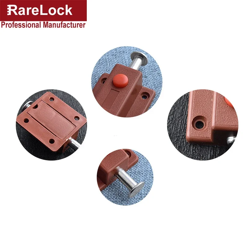 5pcs Latch Thumb Lock For Door Window Cabinet Box Cupboard Locker Home Bolt DIY Furniture Hardware Rarelock G