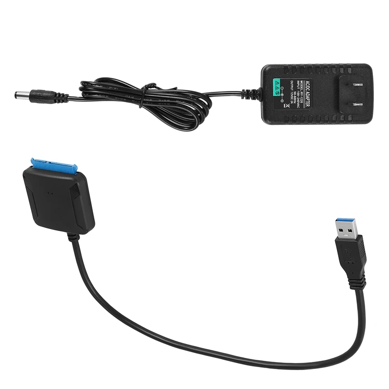 

Кабель USB-Sata для передачи данных, 2,5/3,5-дюймовый кабель USB3.0 Easy Drive Кабель-адаптер жесткого диска Sata