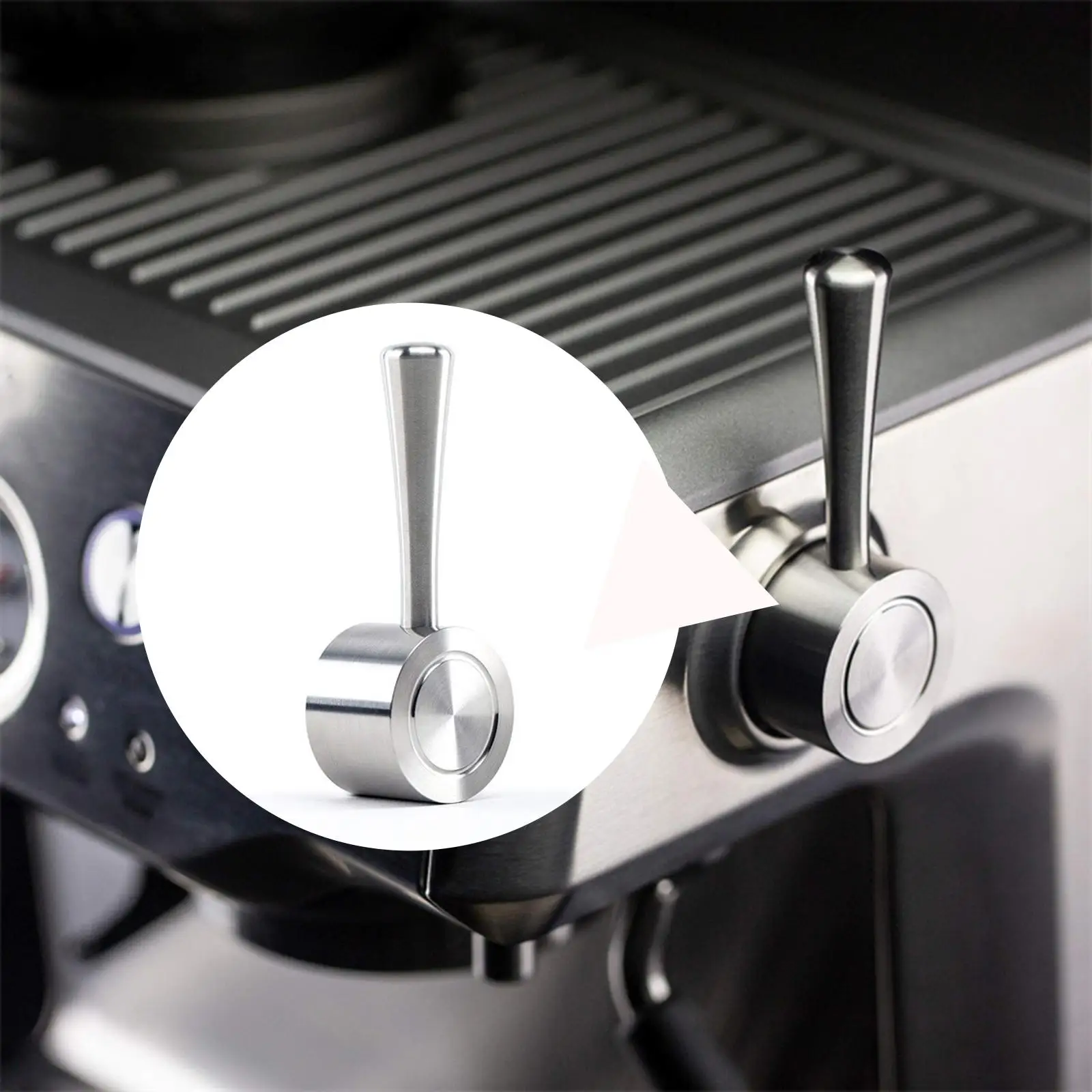 스테인리스 스틸 스팀 레버, 견고한 질감, 커피 머신 액세서리, 예비 부품 부속품