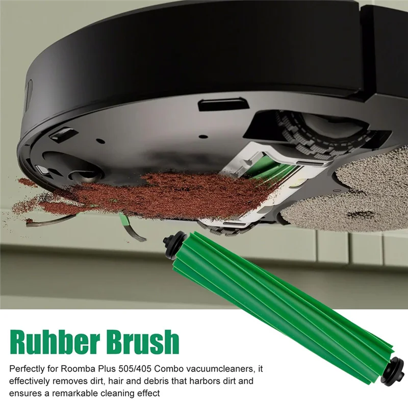طقم قطع غيار BAAM-Fit لـ Irobot Roomba Plus 405/505 Combo-فرشاة جانبية رئيسية فلتر Hepa وسادة ممسحة أكياس الغبار ملحقات استبدال