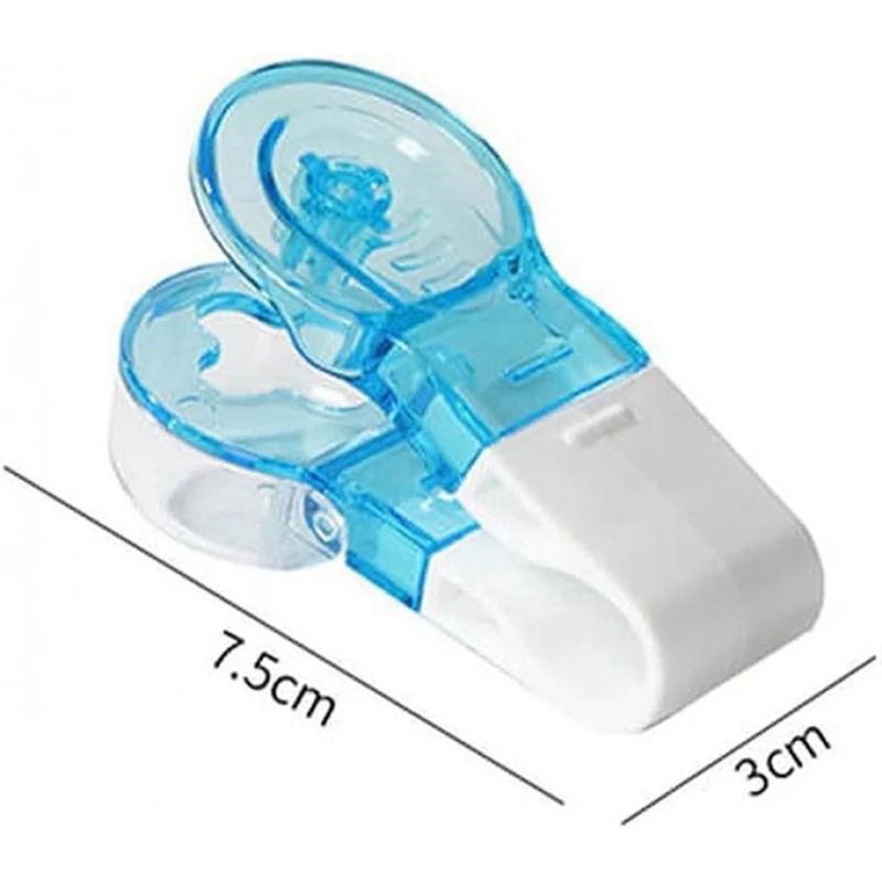 10Pcs Dustproof Pill Dispenser Box With Pill Remover For Easy Medication Access