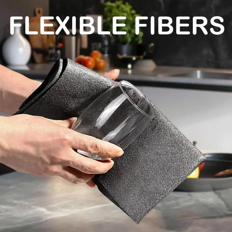 10Pcs Thickened Magic Cleaning Cloth Microfiber Streak Free Reusable Miracle Rag Multifunctional Fiber Cleaning Towel