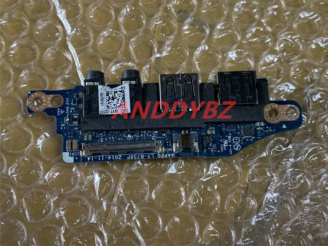 

Original FOR DELL ALIENWARE 17 R2 R3 04RWN1 Audio USB interface Board 4RWN1 LS-B758P DC02C009C00 USB Audio Circuit Board