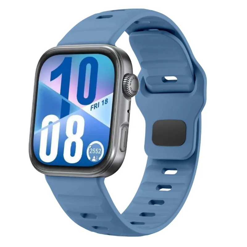 Pulseira de silicone macio para huawei watch fit 4/4 pro pulseira de substituição confortável huawei watch fit 3/4 acessórios