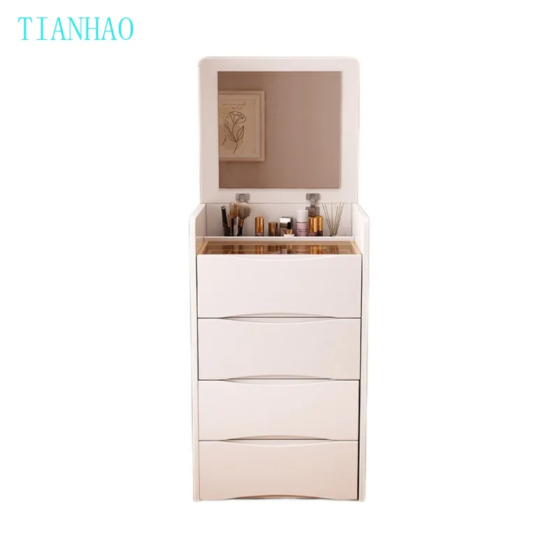 Dresser Multi-Functional Flip Cream Style Modern Simple Internet Celebrity Storage Cabinet Small Apartment Integrated