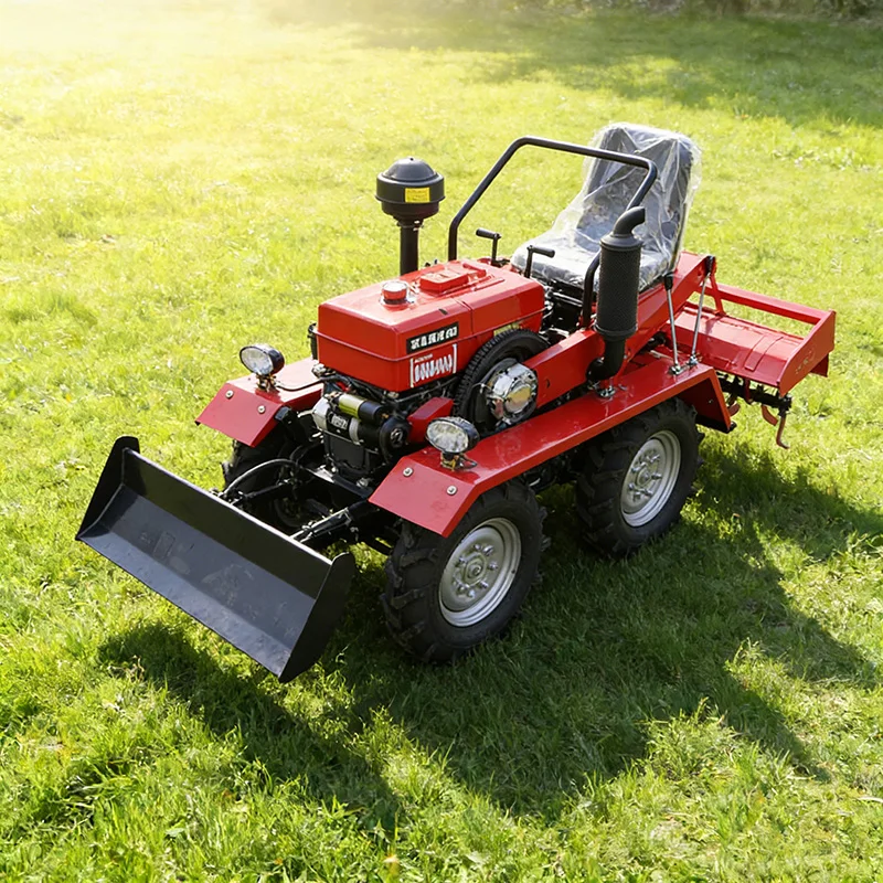 

Индивидуальный четырехколесный трактор для экономии труда, роторный культиватор, колесный микрокультиватор и малая сельскохозяйственная машина для вспашки