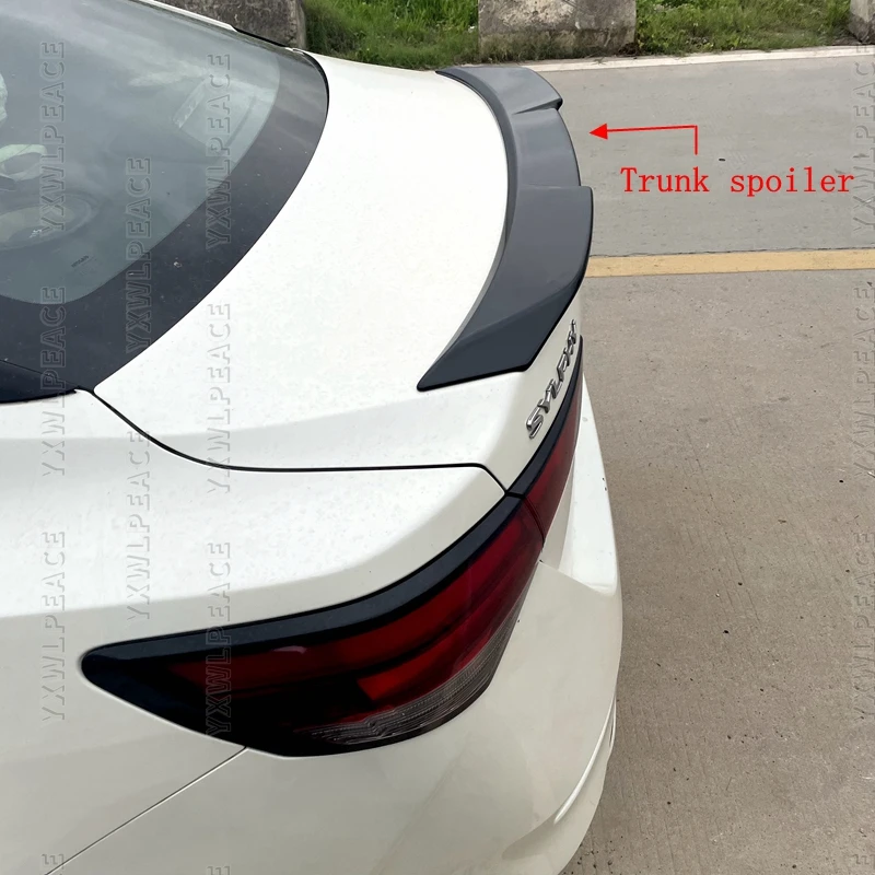 For Nissan Sentra Sylphy 2020 2021 2022 ABS Plastic Rear Window Roof Spoiler Trunk Lip Wing Car Styling