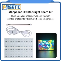 For Bambu lab CMYK Lithophane LED Backlight Board Kit DIY Lithophane Photo model for Bambu P1 X1 A1 A1 mini 3d Printers