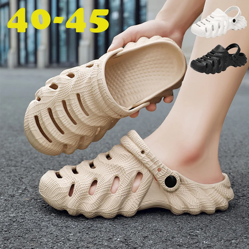 New Clogs Shoes Men 2024 Male Slippers Outdoor Indoor Eva Soft Shoes Men Designer Shoes Zapatos Hombre 40-45 Sandals