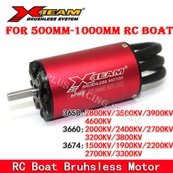 X-TEAM XTB Series 3650 3660 3674 1500KV 2200KV 2800KV 3300KV 3800KV Brushless Motor for 500mm-100mm Remote Control RC Boats