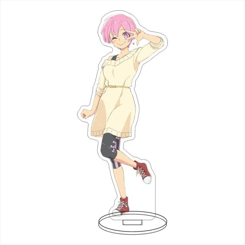 I'm Looking For Zombies Anime Aki Natsuki Haru Yū Sakura Acrylic Figure Stand Keychain Collecting Accessories Gifts 15CM