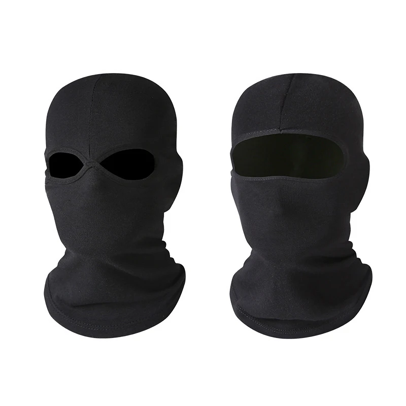 1pcs Lycra Motorcycle Full Face Mask Men Women Wargame Cycling Ski Snowboard Wind Cap Winter Warm Neck Black Bike Outdoor Sports