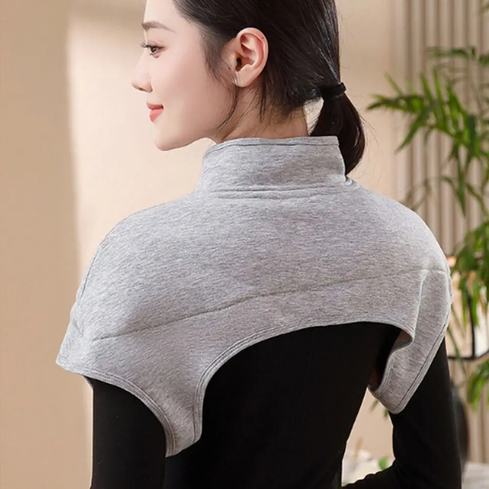 

Collar Shoulder Warmer Pad Comfortable Breathable Warm Shoulder Brace Imitation Rabbit Hair Thermal Shoulder Wrap Protector Home