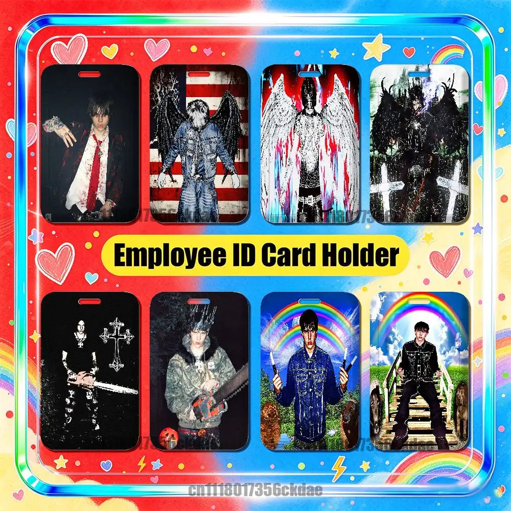 For Sematary Employee ID Card Holder Office Student Work Bank Credit Badge Decoration Case