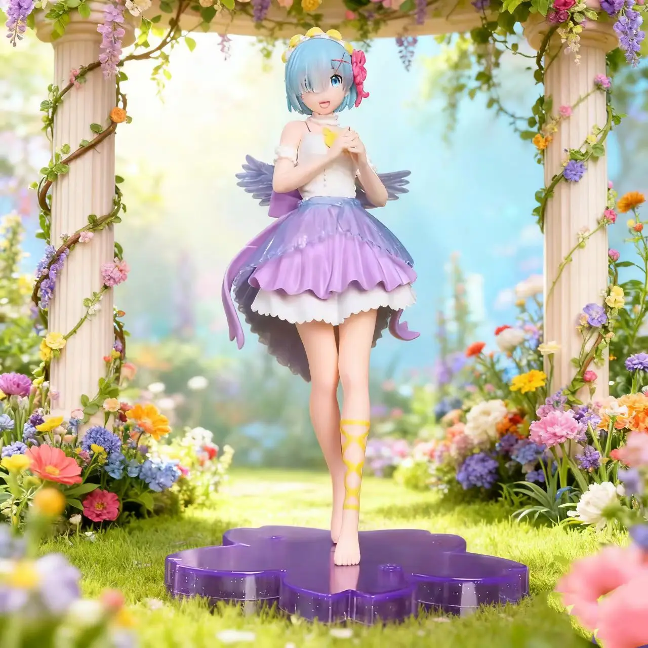 19cm Anime hand-drawing from zero to start a different world life Angel Reimu cute beauty hand-drawing model birthday gift