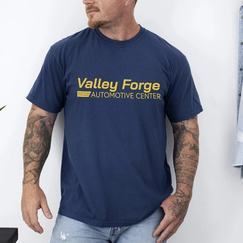 Valley Forge Automotive Center T-Shirt: Funny TV Series Graphic Tee Four season popular unisex cotton T-shirt