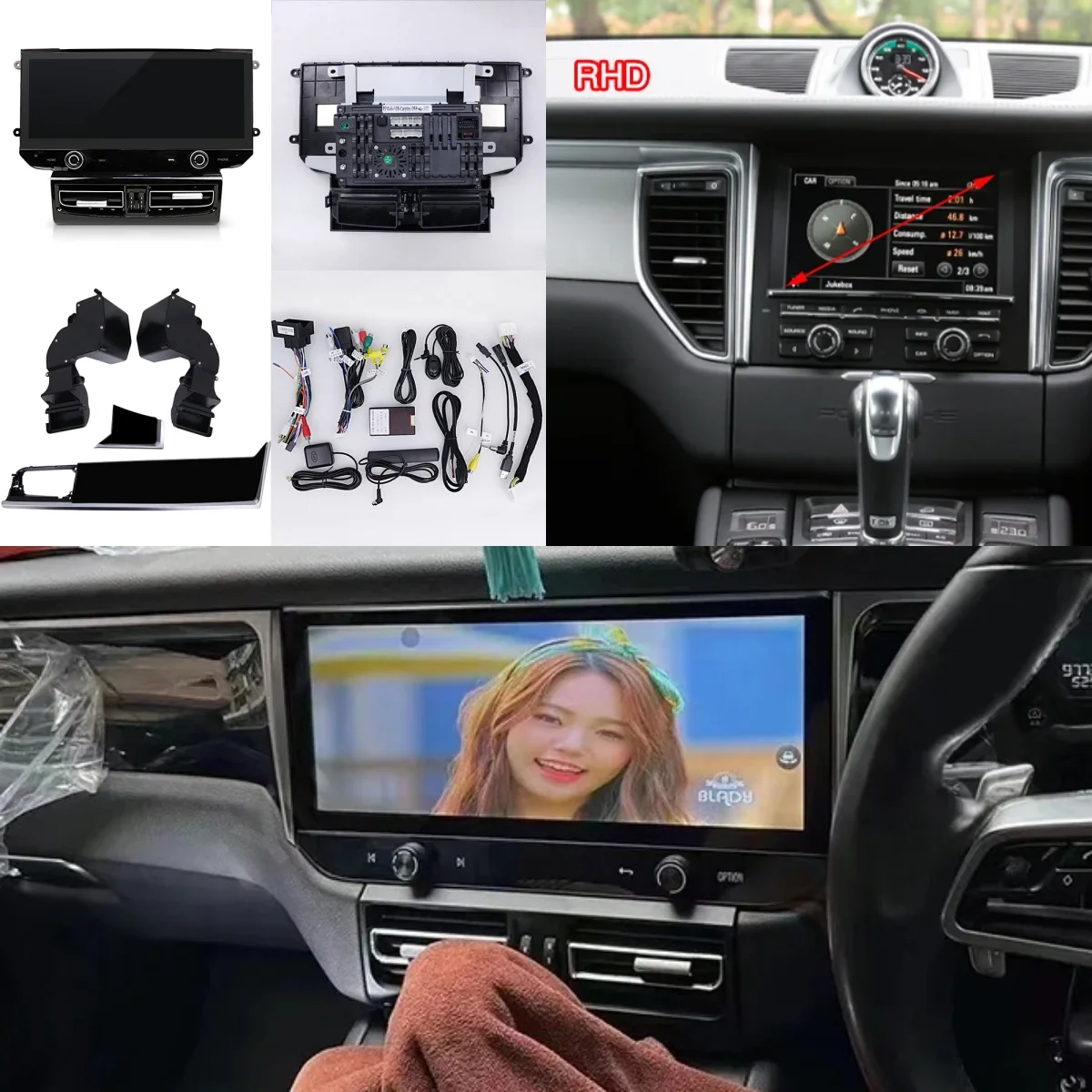 

Android-экран для Porsche Macan 2010-2017, автомобильная мультимедийная система, видеоплеер, стерео, CarPlay, навигация, 4G, Wi-Fi, головное устройство