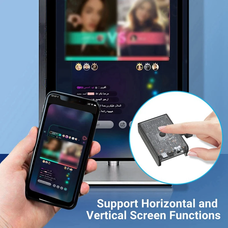 ไร้สาย HDTV Display Dongle Adapter 4K 30Hz HD สตรีมมิ่ง Video Mirroring Dongle รองรับ Android/IOS/Windows/Macos