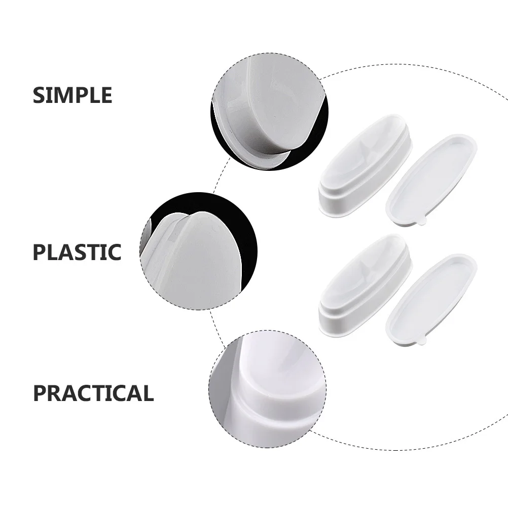 

Набор из 2 контейнеров для пудры для наращивания ногтей, прочные пластиковые коробки для хранения, легкий лоток для френча, инструмент для маникюра, кейс для нейл-арта