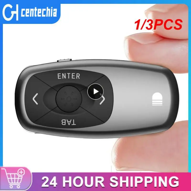 1/3PCS Laser Wireless Presenter Rechargeable Flip Pen Ppt Pointer Remote Control Pen Rf Auto Sleep Remote Controller 2.4ghz