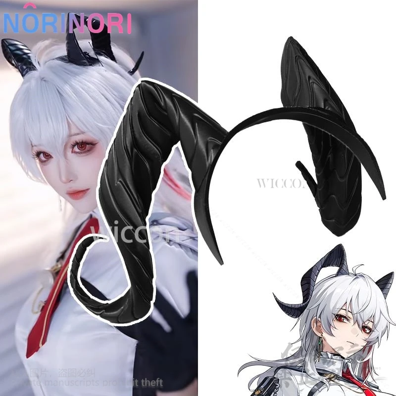

Anime Game Wuthering Waves Cosplay Zani Costume 3D Polylactic Acid Sexy Devil Headband Props Simulation Sheep Horn Customized