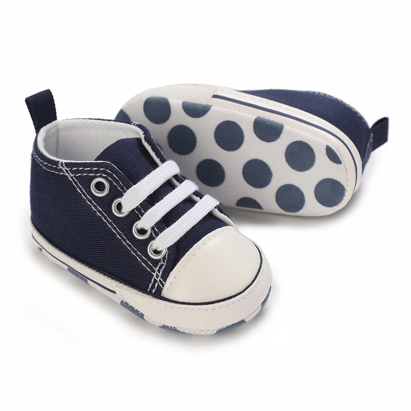 الربيع والخريف نمط 0-1 سنة متعدد الألوان حذاء قماش طفل أحذية مشي حذاء طفل لينة سوليد عدم الانزلاق الأحذية