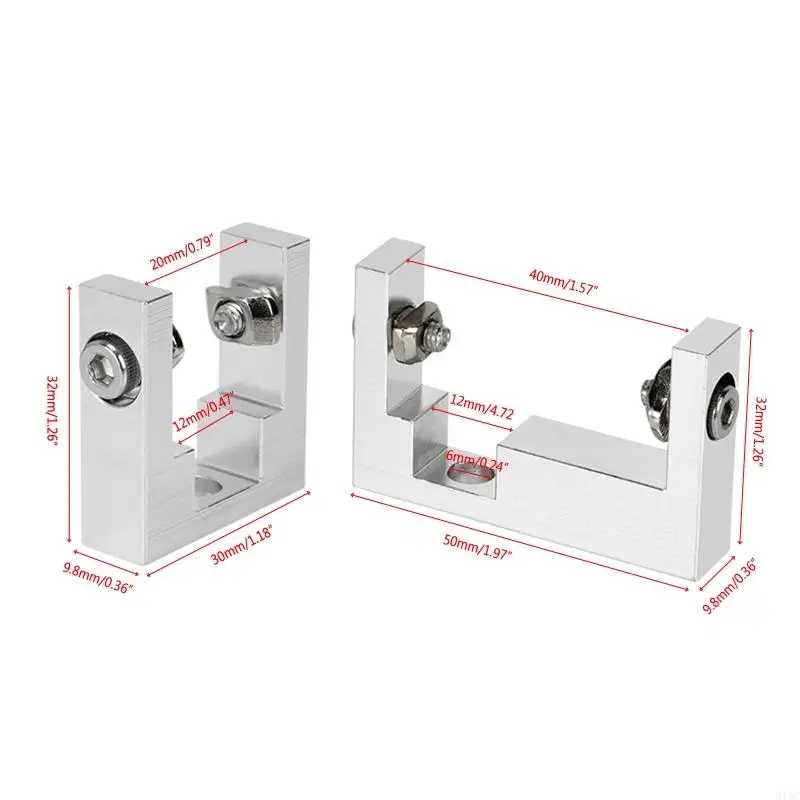 918C 3D Printer Accessories for Voron 2020 2040 Aluminum Holder Fixed Block