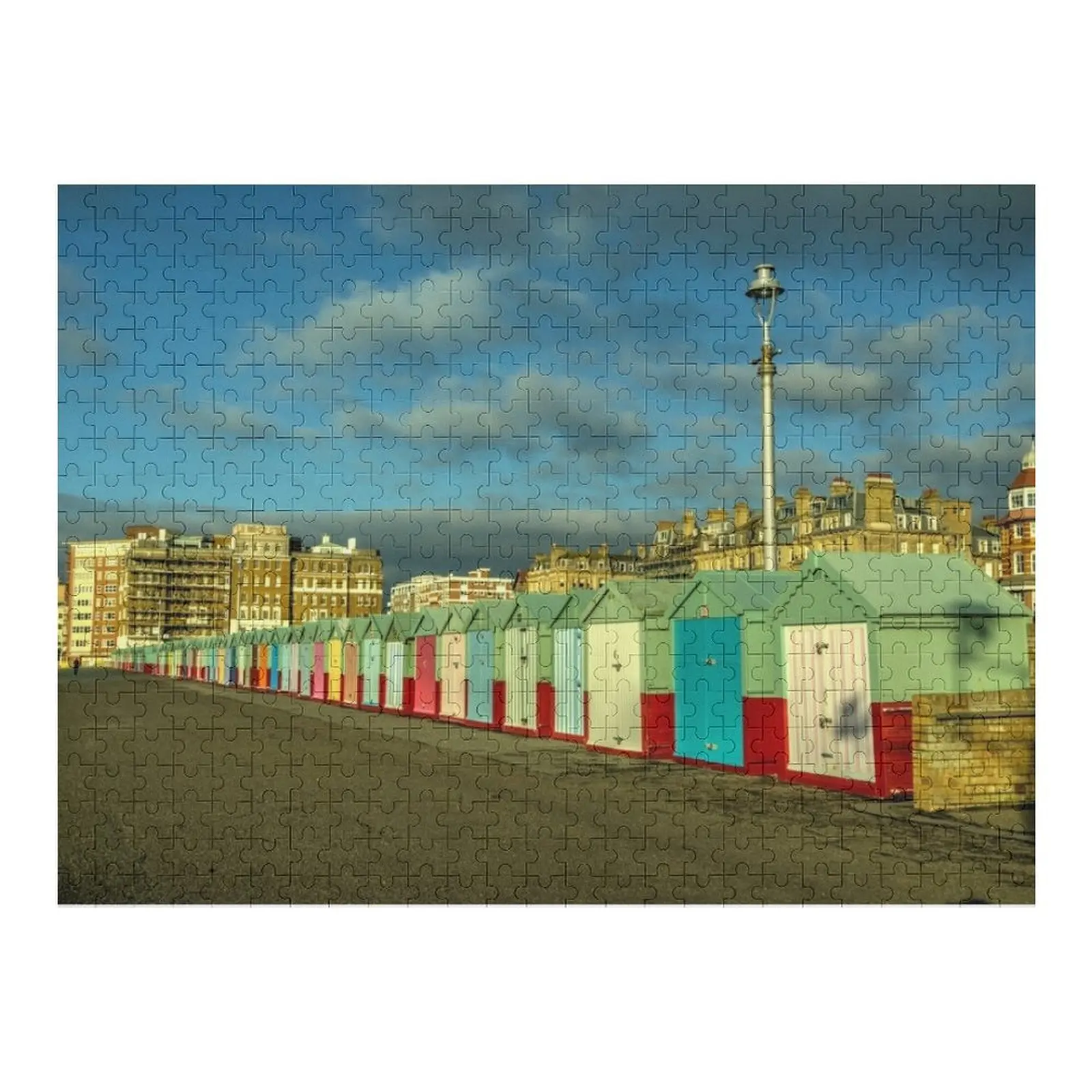 

Пазл Beach Huts at Hove, детская игрушка для детей, индивидуальный деревянный подарок, головоломка