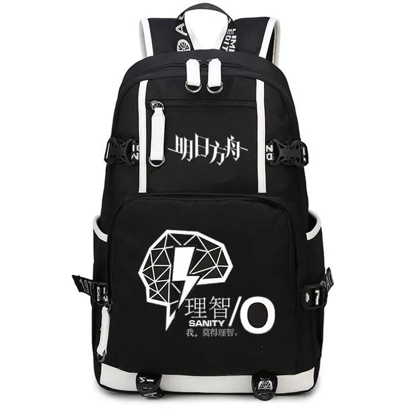 

Arknights Rhodes Island Anime Game Merchandise Double Shoulder Bag For Men And Women Students Stress Relief Backpack Anime
