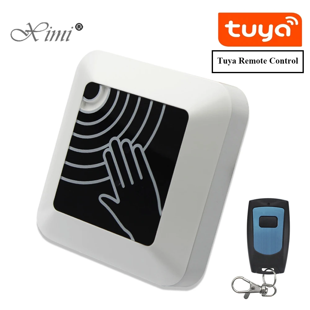 

Smart Tuya IR Touchless Infrared Exit Button Surface Install Contactless Door Lock Release Switch No Touch With Remote Control