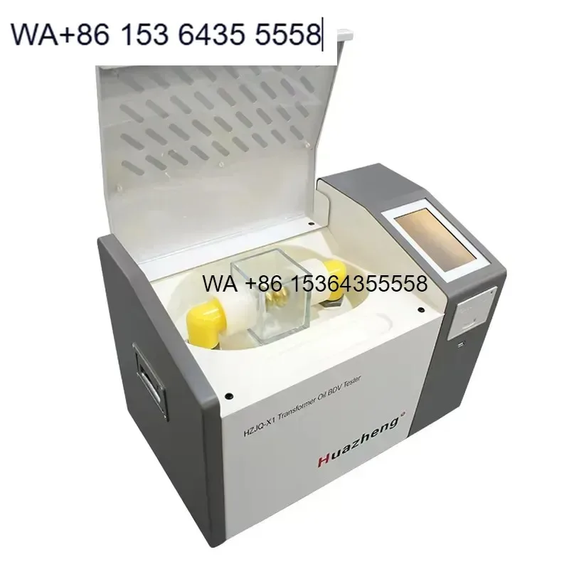 Wmwmnu for Huazheng HZJQ-X1 Portable Transformer Oil BDV Tester 80KV Breakdown Voltage Testing Device High Quality