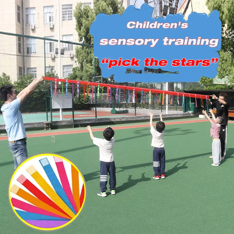 Children's Sensory Training Outdoor Games for Kids to Improve Jumping Ability and Body Coordination Parent-child Outdoor Sports