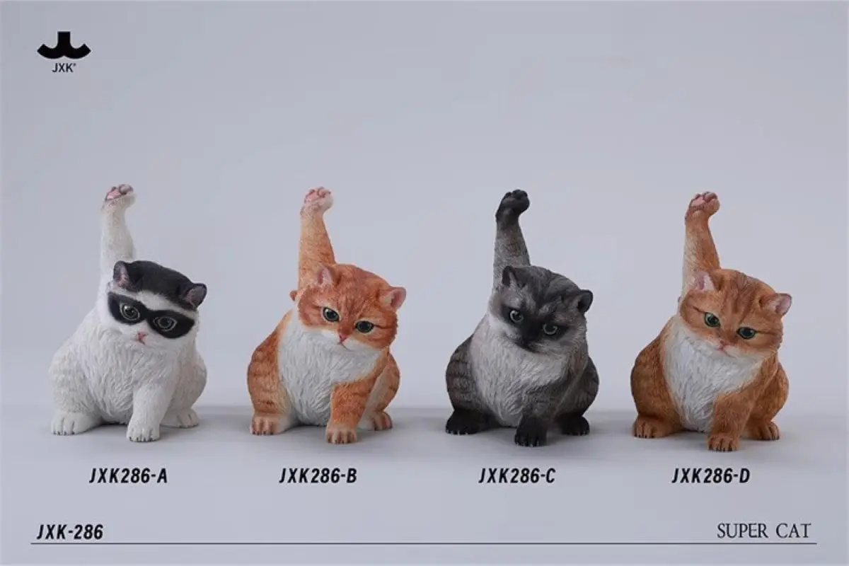 

JXK JXK286 Cat Height 9cm Static Animal Desktop Ornament Model Toy Accessories In Stock